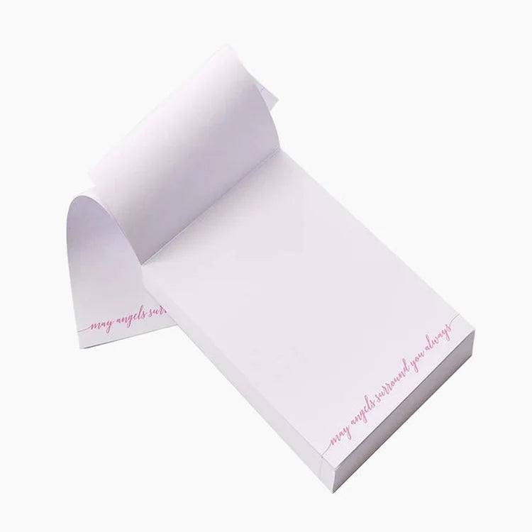 May Angels Surround You Notepad - Pink
