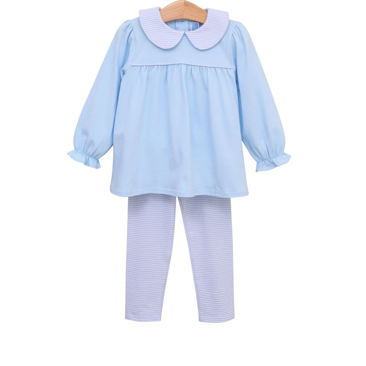 Abigail Pant Set- Light Blue