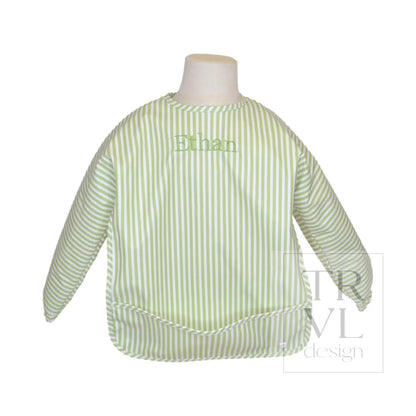 Perfect Smock Large - Pimlico Stripe Sage