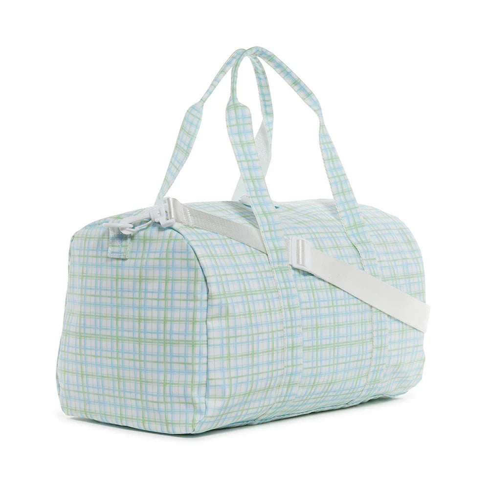 Weekender Duffle Bag Classic Plaid Green