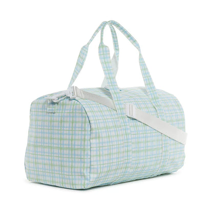 Weekender Duffle Bag Classic Plaid Green