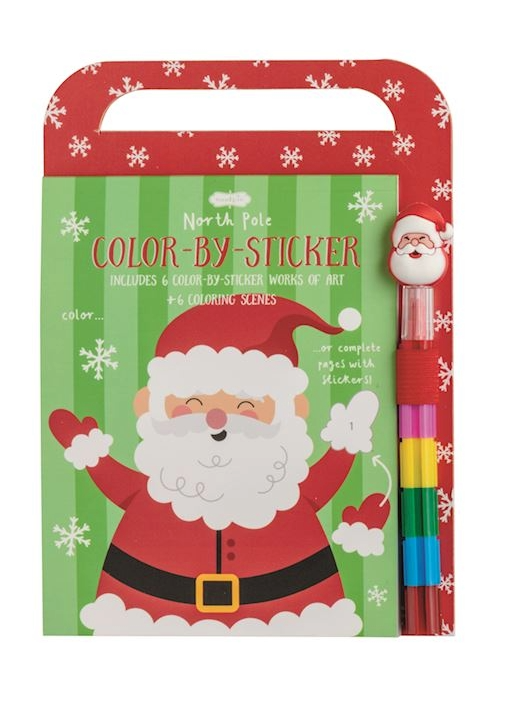 XMAS Santa Color sticker book