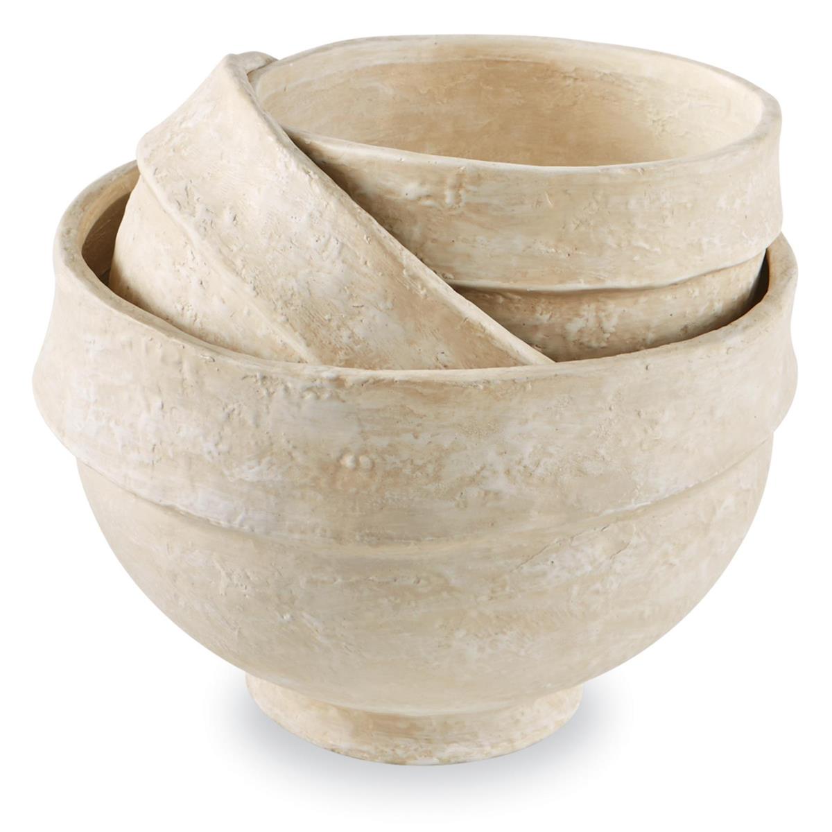 Paper Mache Nesting Pot Large