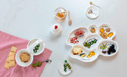 Sectioned Charcuterie Platter
