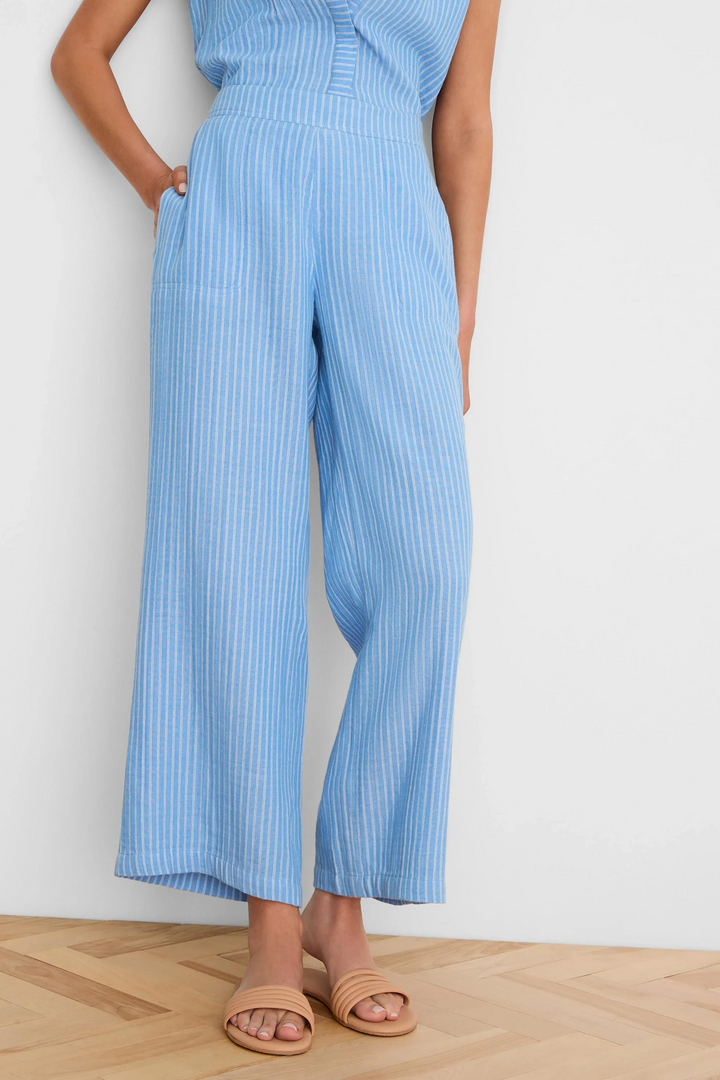 Fairfield Wide Leg Gauze Ankle Pant