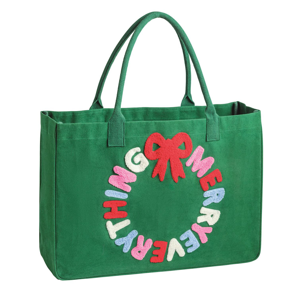 Holiday Boucle Tote