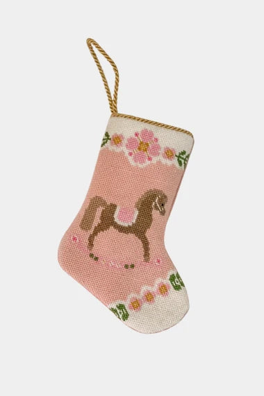 Pink Rocking Horse Stocking