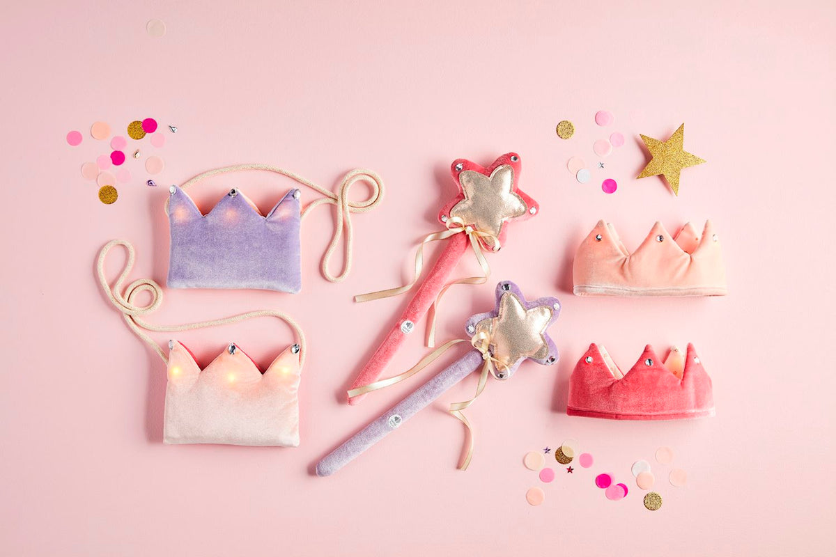 Pink Light Up Crown Purse