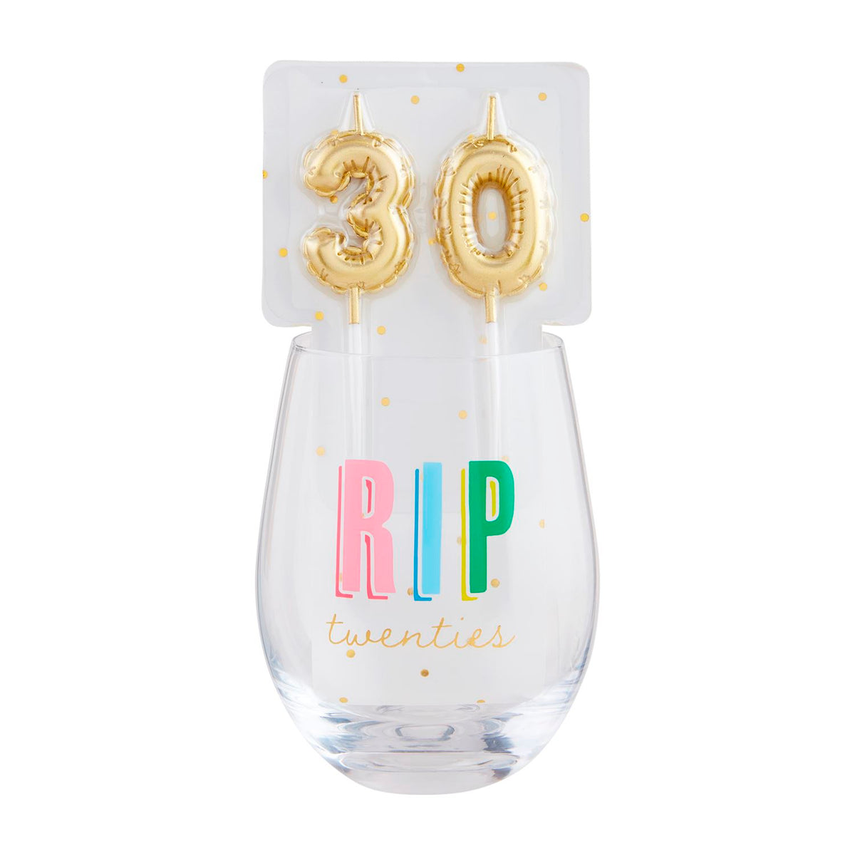 30 Candle Wine Glass Set