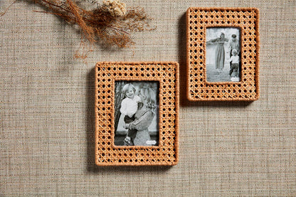 Small Woven Cane Frame