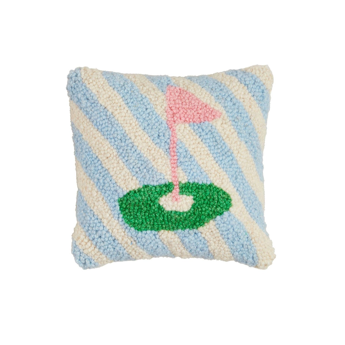 Golf Flag Hook Wool Pillow