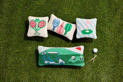 Golf Flag Hook Wool Pillow