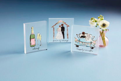 Forever Acrylic Wedding Plaque