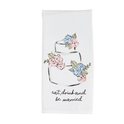 Eat, Drink Cotton Tea Towel