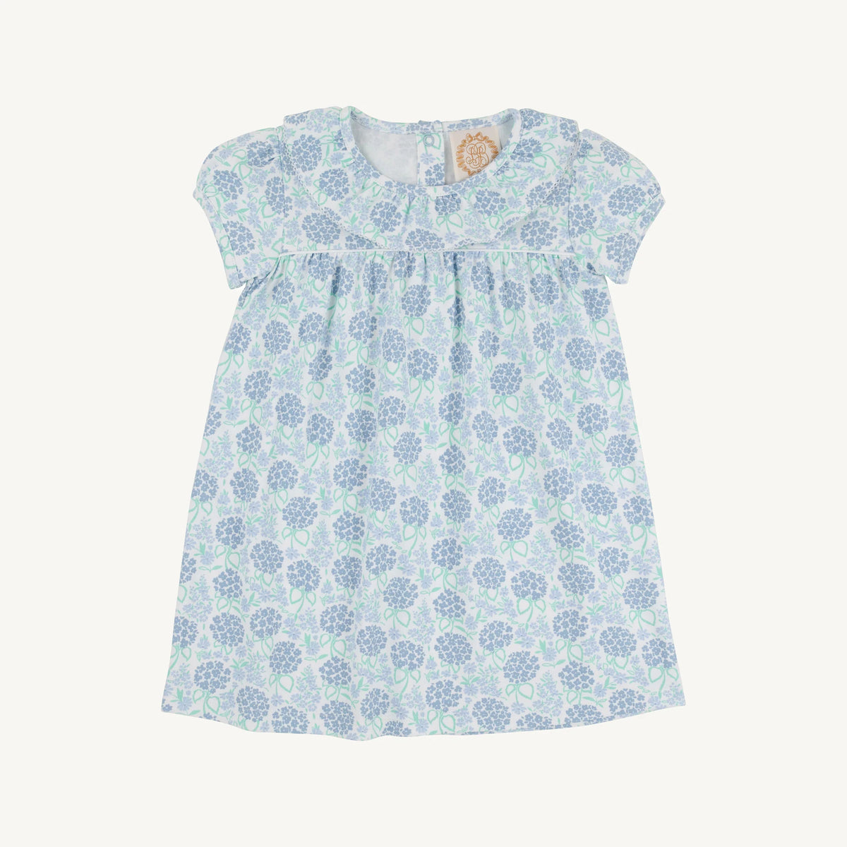 Ramona Ruffle Dress - Hydrangeas