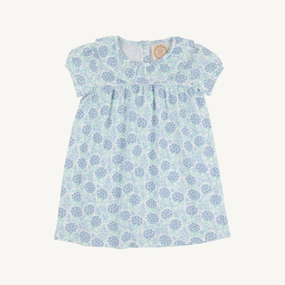 Ramona Ruffle Dress - Hydrangeas