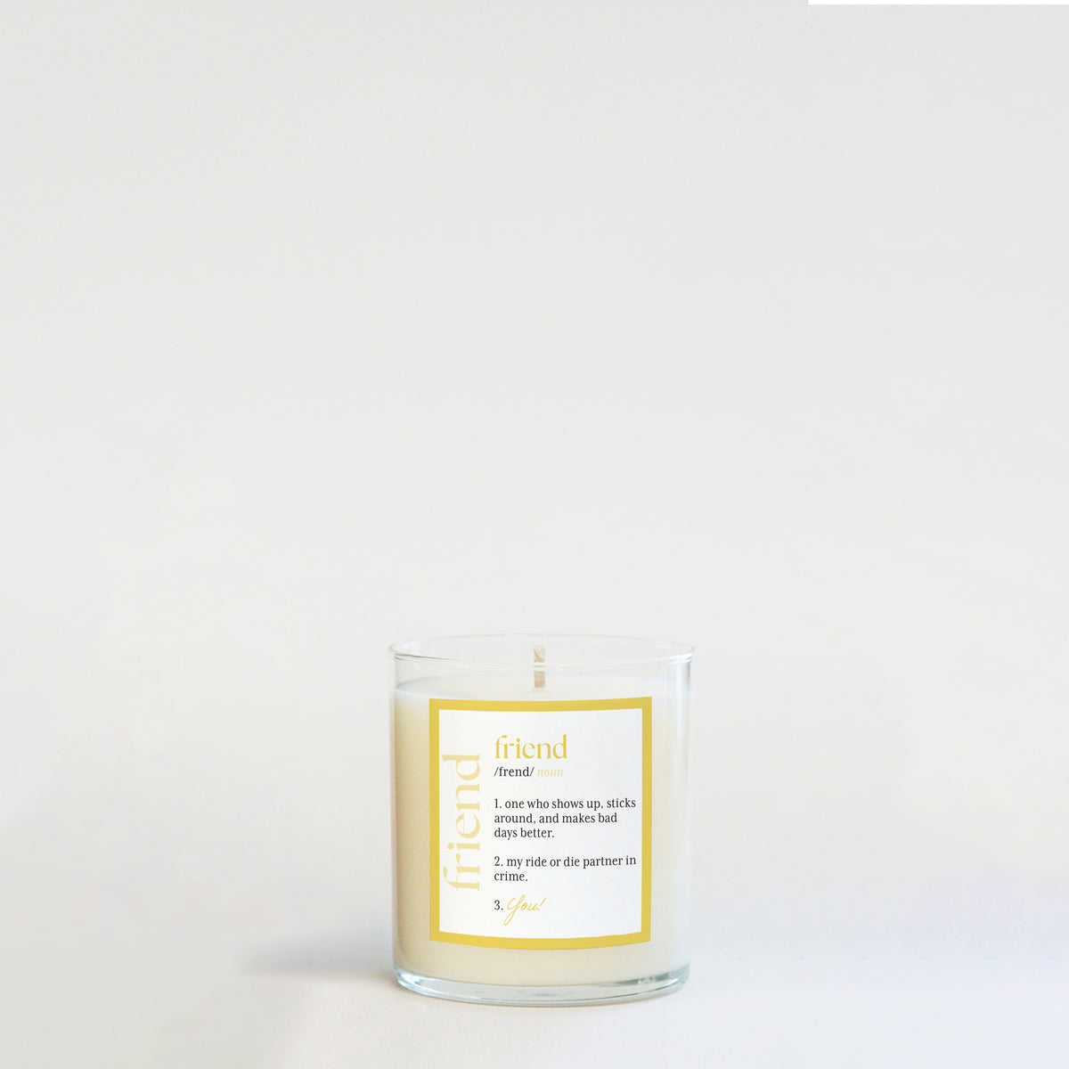 Friend Defined Candle