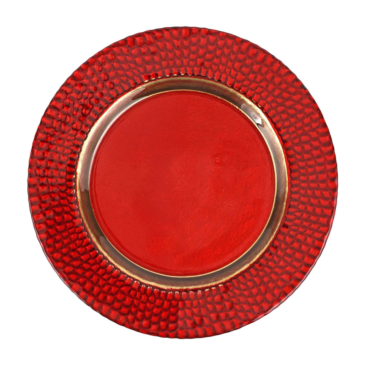 Pelli Glass Charger - Red