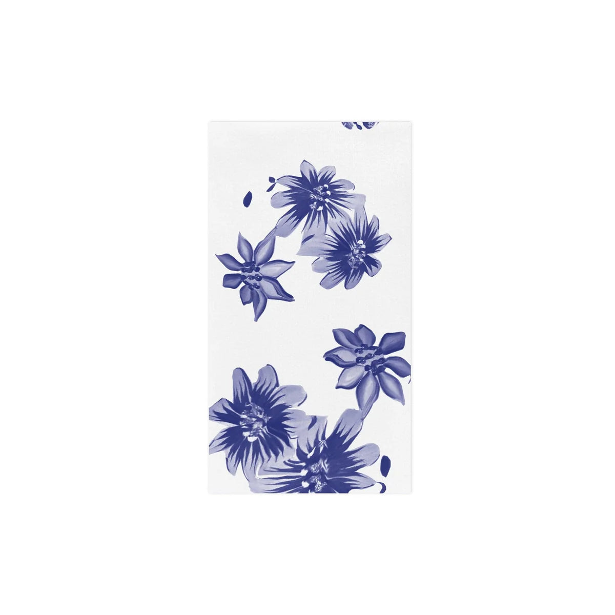 Papersoft Napkins Blue and White Floral Guest Towels