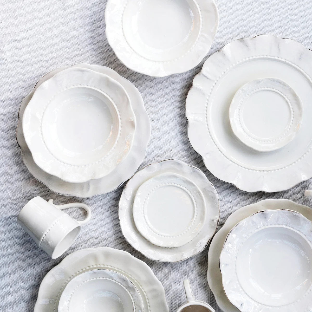 Giorno White Dinner Plate
