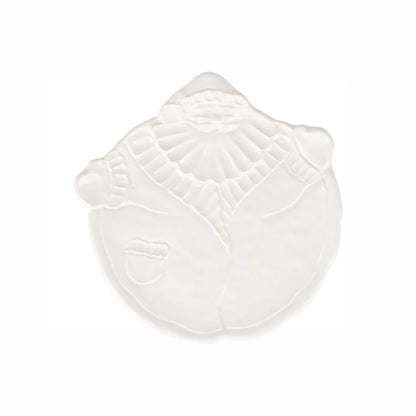 Pietra Natale Figural Santa Plate