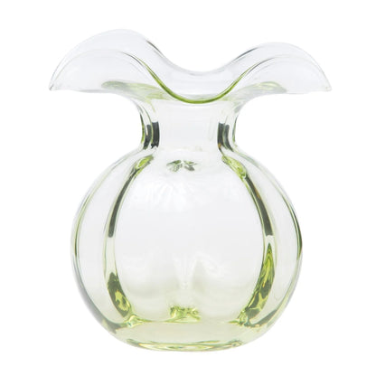 Hibiscus Medium Fluted Vase - Green