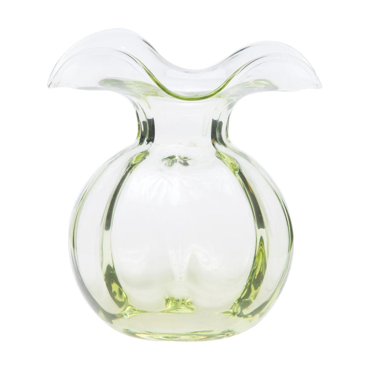 Hibiscus Medium Fluted Vase - Green