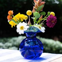 Hibiscus Vase Small Blue