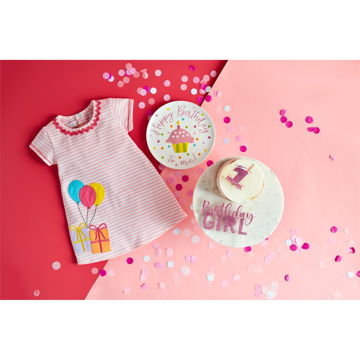 Girl Birthday Singing Plate