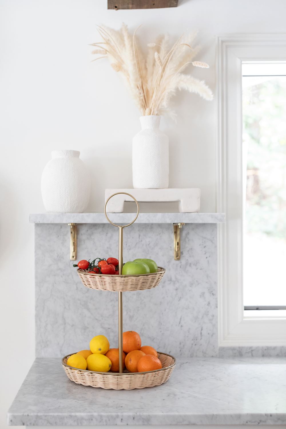 Tall Pressed Vase