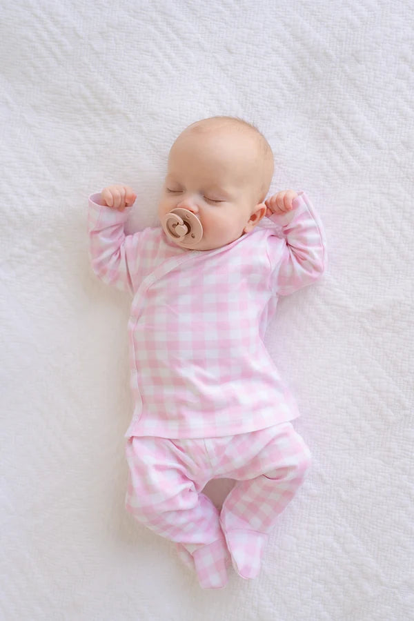 Cameron Cross Front - Pink 3-6M