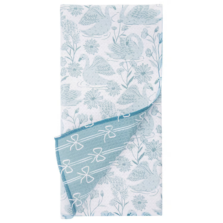 Microfiber Tea Towel - Swan