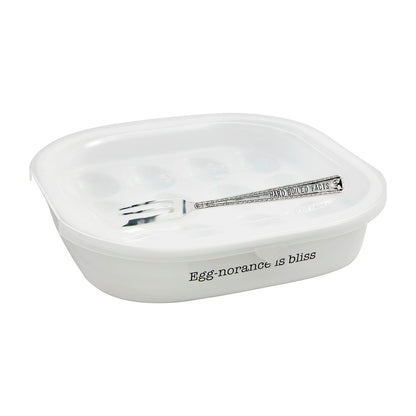 Lidded Deviled Egg Tray Set