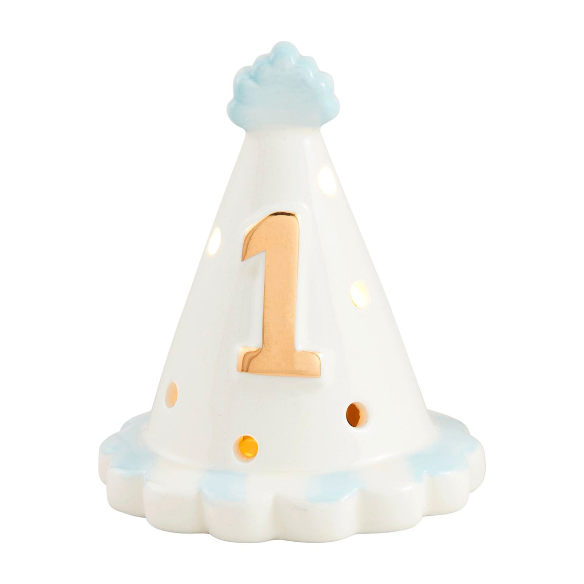 BLUE LIGHT UP BIRTHDAY TOPPER