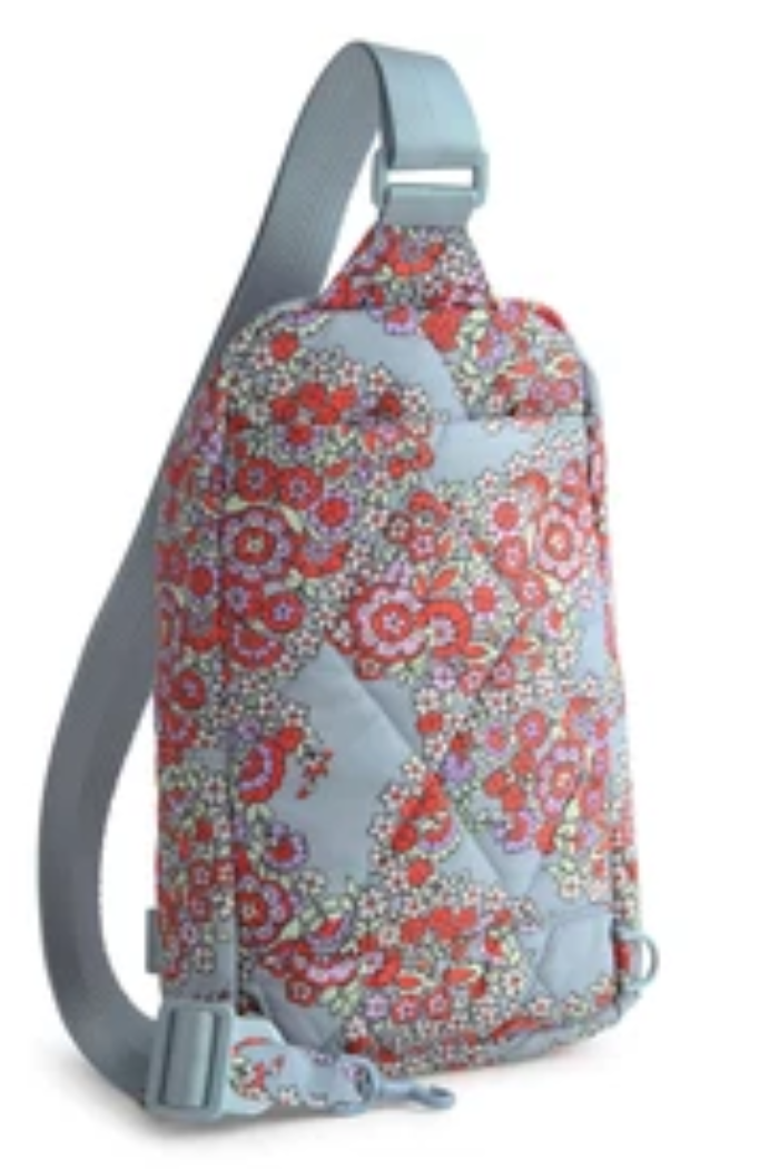 Lorman Sling Backpack Paisley Bouquet