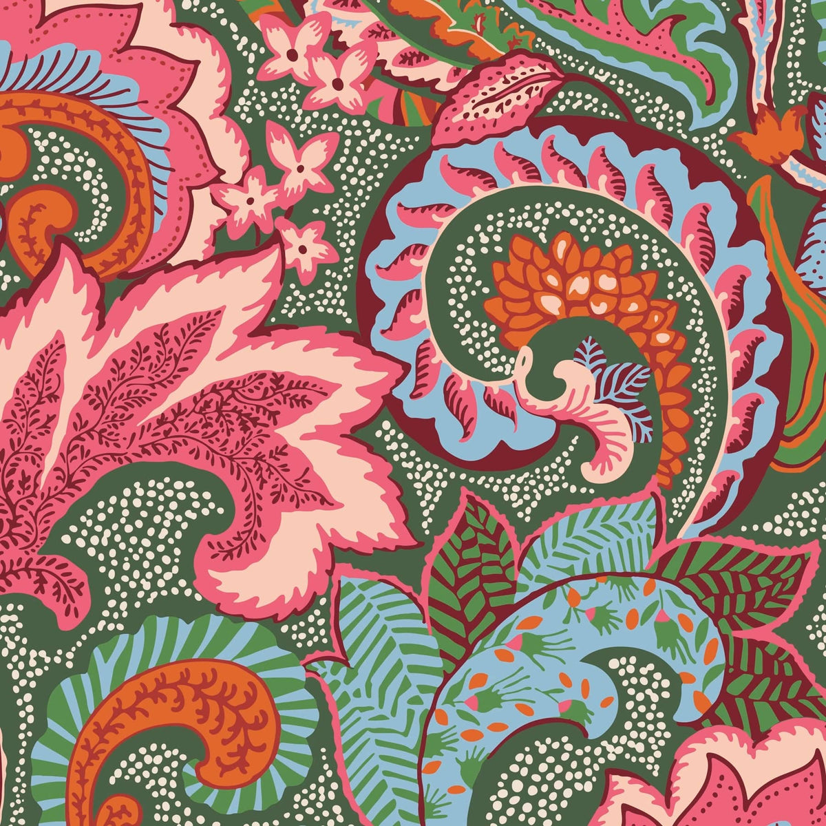 Original Zip Tote — Leaf Me Not Paisley