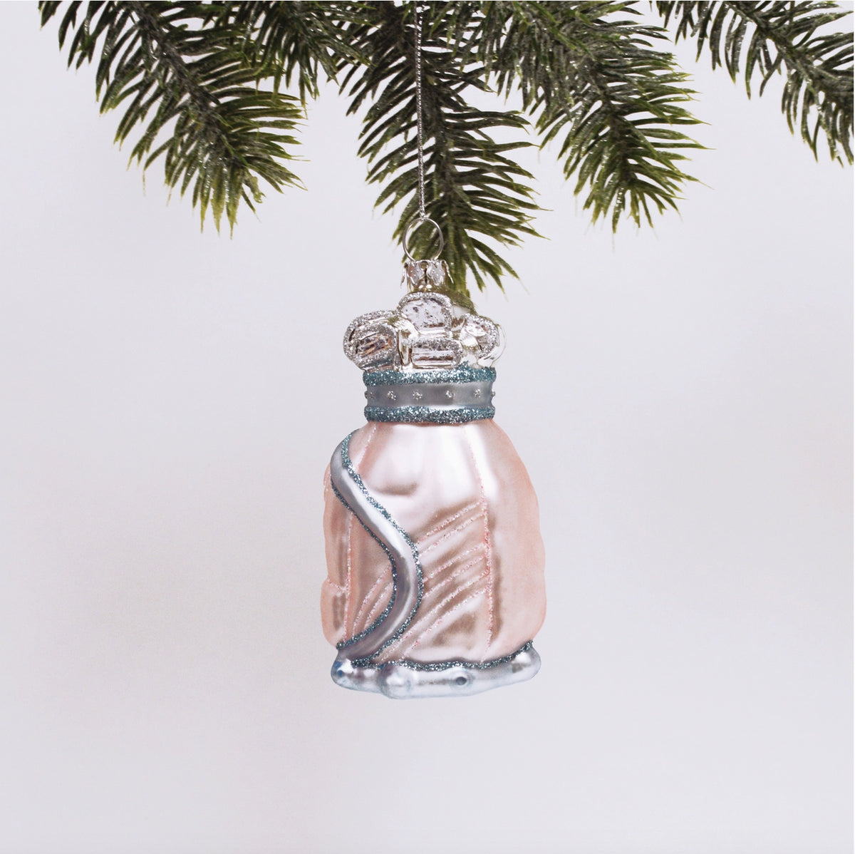 Glass Ornament - Golf Bag