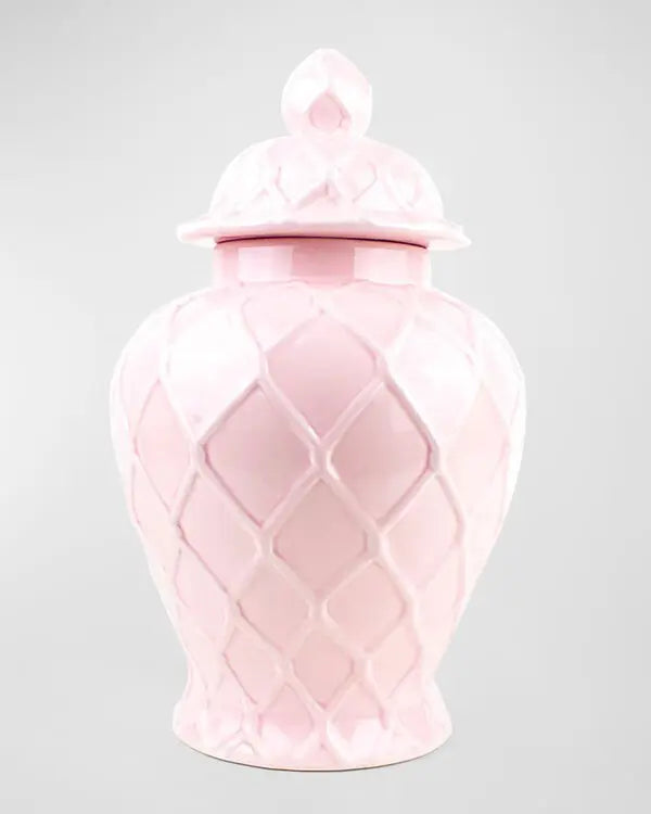 Extra Large Pink Ginger Jar