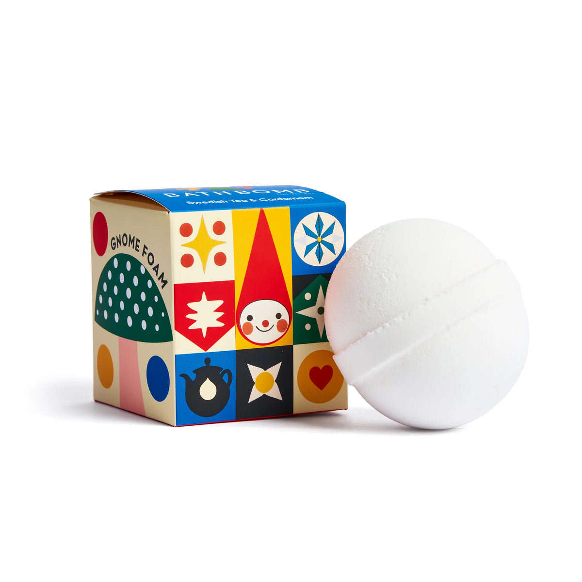 Gnome Foam Bath Bomb — Swedish Tea & Cardamom