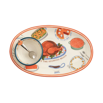 TURKEY DINNER TRAY AND DIP