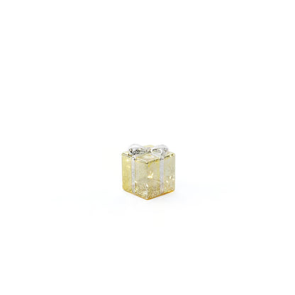 LED Glass Present Gold w/ silver
