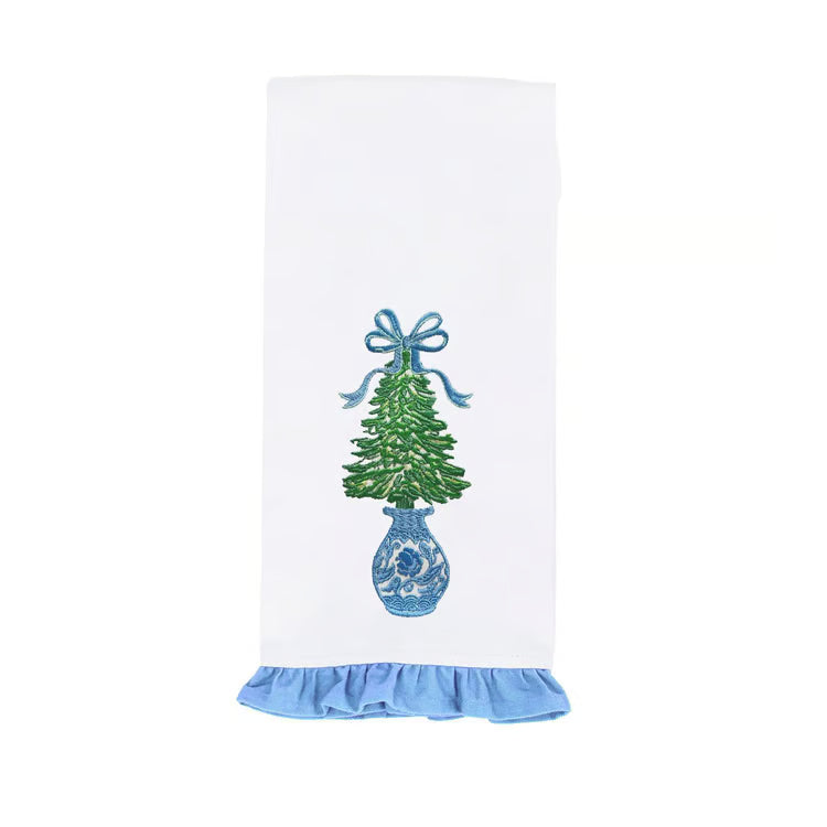 Winter Pines Tea Towel