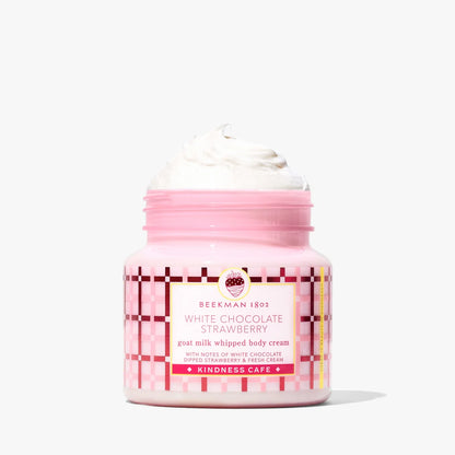 White Chocolate Strawberry Whipped Body Cream - 8 oz