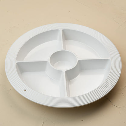 Pinstriped Divided Dish