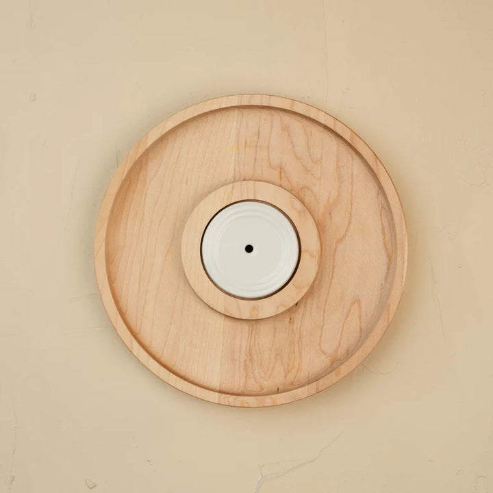 Maple Round Cracker Dish