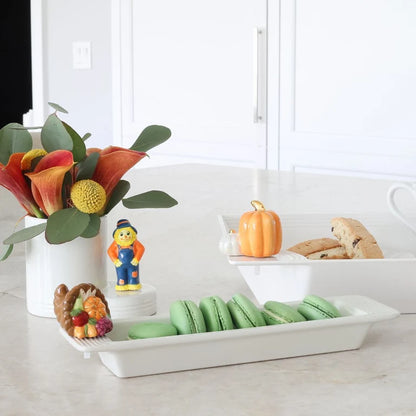 Pinstriped Cracker Tray