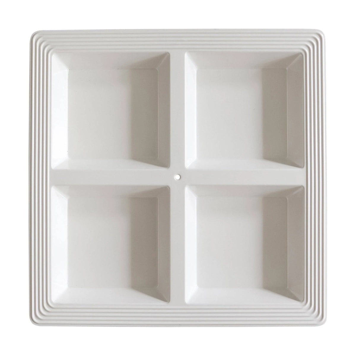 Pinstriped Square Sectional Server