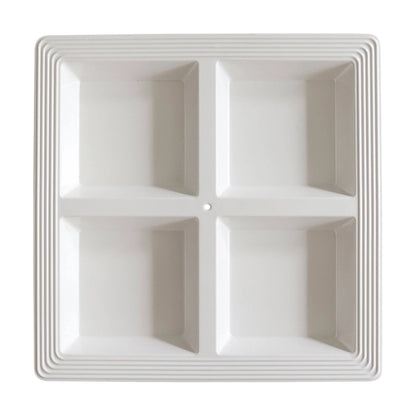 Pinstriped Square Sectional Server