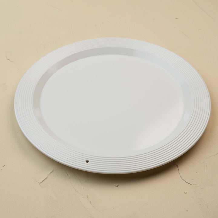 Pinstriped Round Platter