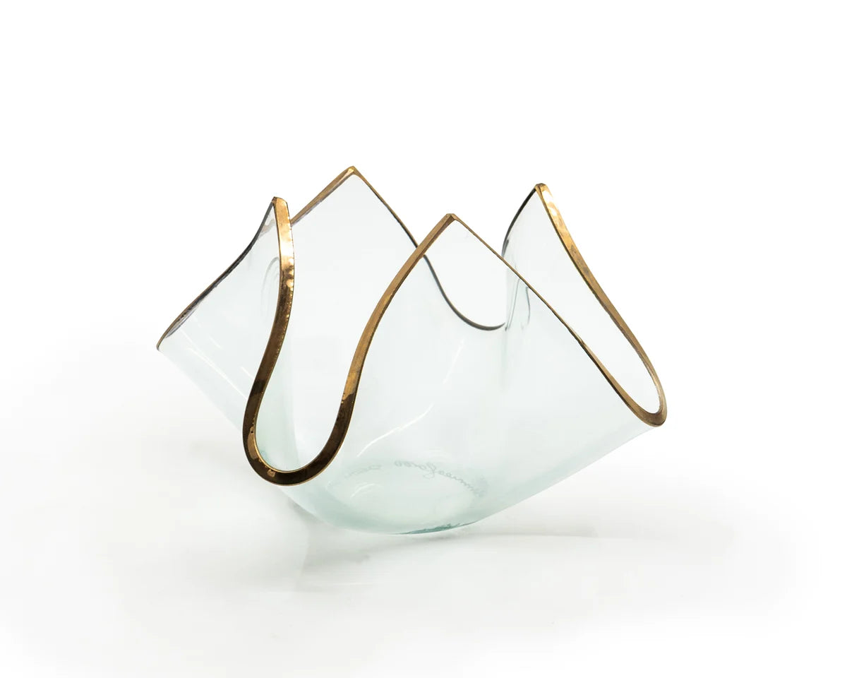 7 x 8" Chiller Clear with Gold Tulip